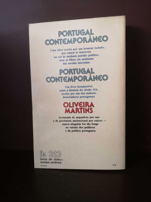 Portugal Contemporâneo Vol1 Oliveira Martins