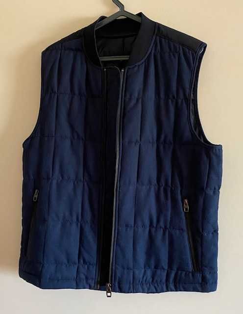 Colete puffin Zara Homem tons azul