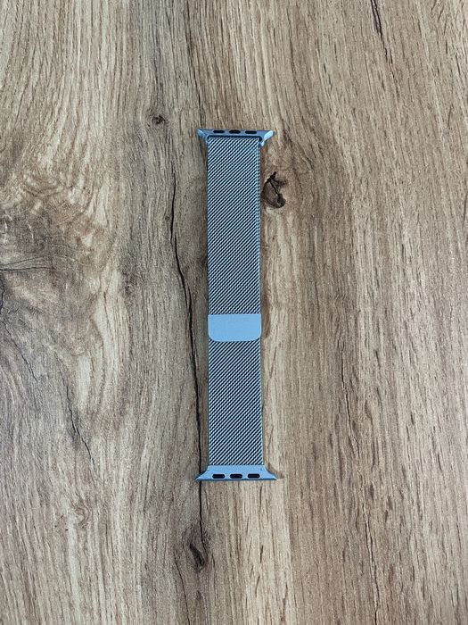 Браслет металевий Apple Watch 44-45 mm (міланська петля, Milanese, ремінець, металлический ремешок Миланская петля, Миланезе)