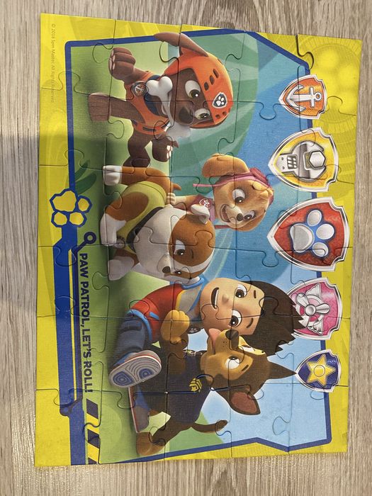 Puzzle z Psiego Patrolu /wiek 3+