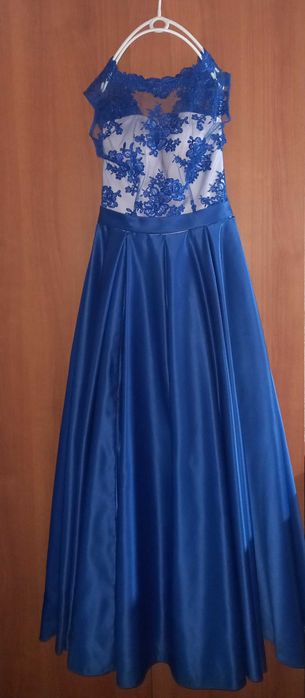 Випускна сукня колір електрик