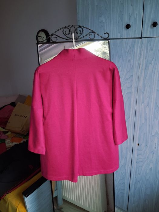Żakiet kardigan magenta