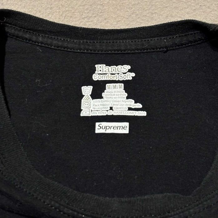 T-Shirt Supreme x Hanes Roz. M