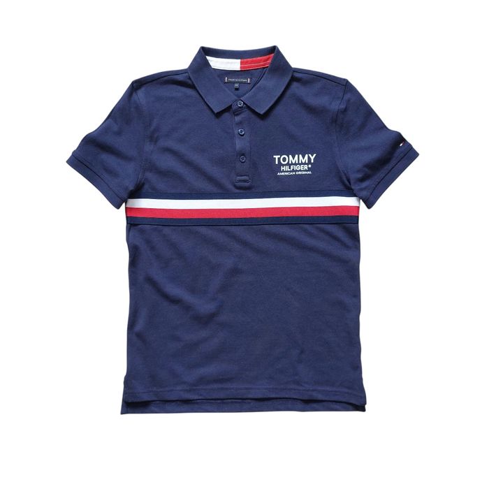 Tommy Hilfiger nowa koszulka polo męska r. 164/XS