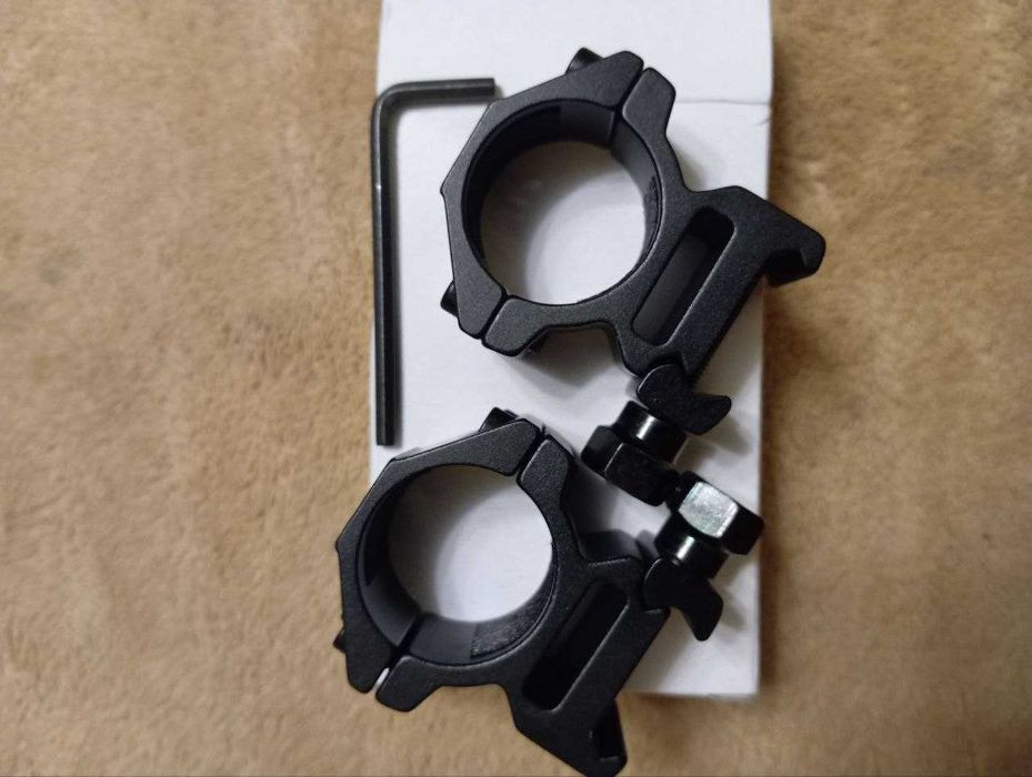 Кольца для оптики 25,4 мм. новые