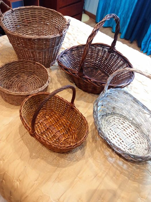 cestos em vime para decoração