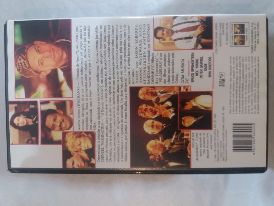 Coleção Filmes VHS - Filadélfia / Silverado / Balística / Gandhi