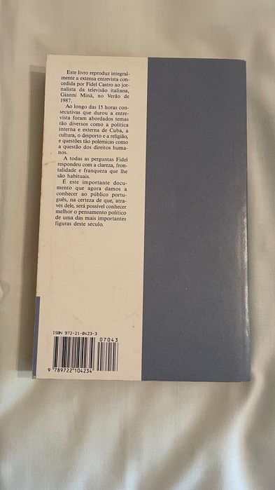 Livro Um Encontro Com Fidel