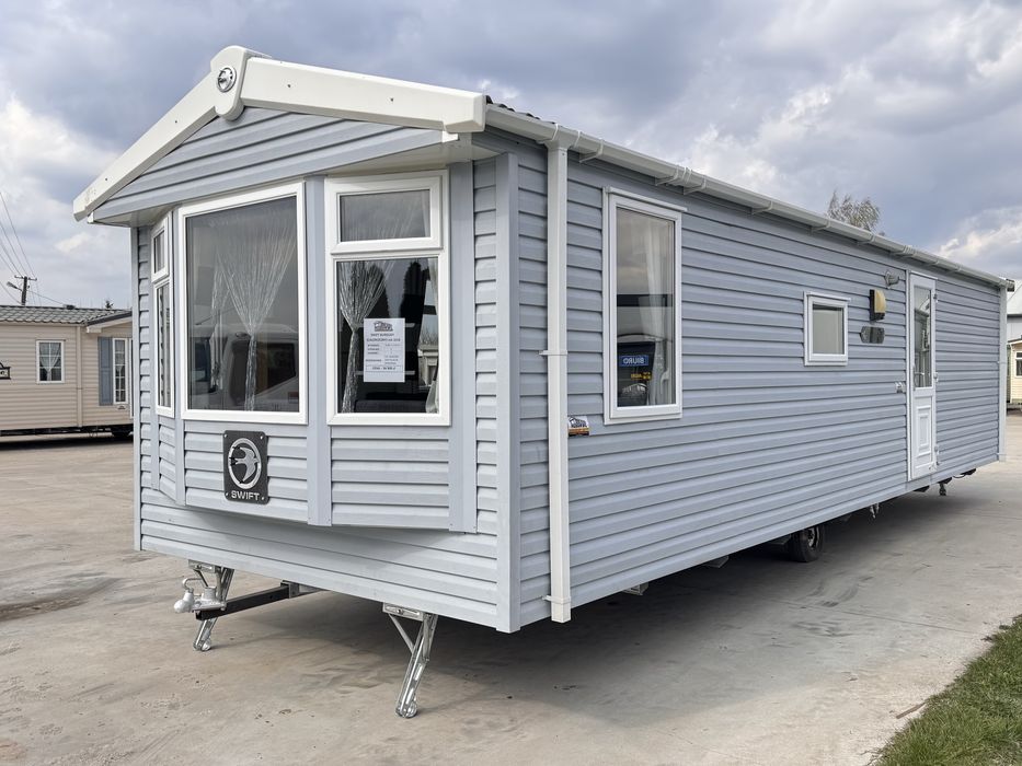 Piękny domek angielski Całoroczny Swift Burgundy(30 m2) dom , domek holenderski huberol