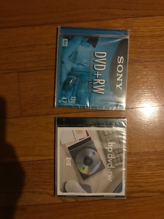 2 DVD-RW para gravação