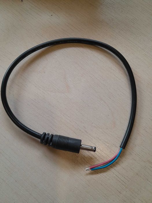 Dc 3.5mm x 1.35mm plugue macho jack