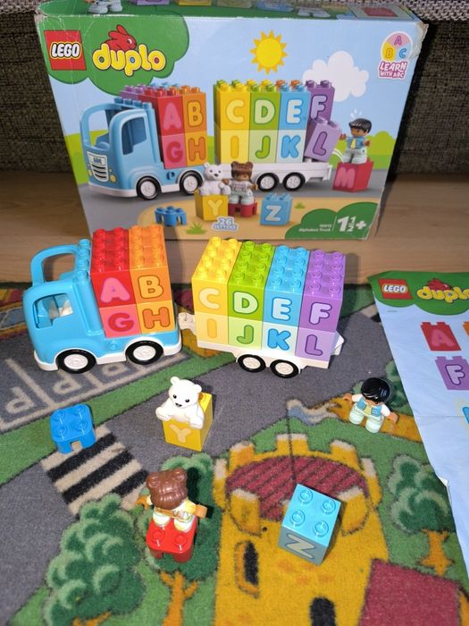 Lego Duplo 10915 Ciężarówka z alfabetem Samochód