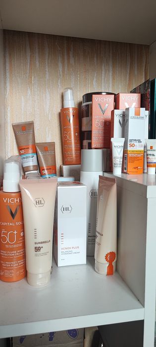 Сонцезахисні засоби для обличчя і тіла Vichy,La Roche, Holy Lend,