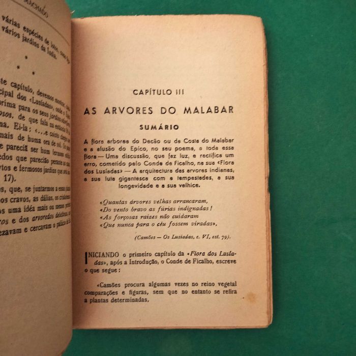 A Flora da Índia nos "Lusíadas" - Roque Machado