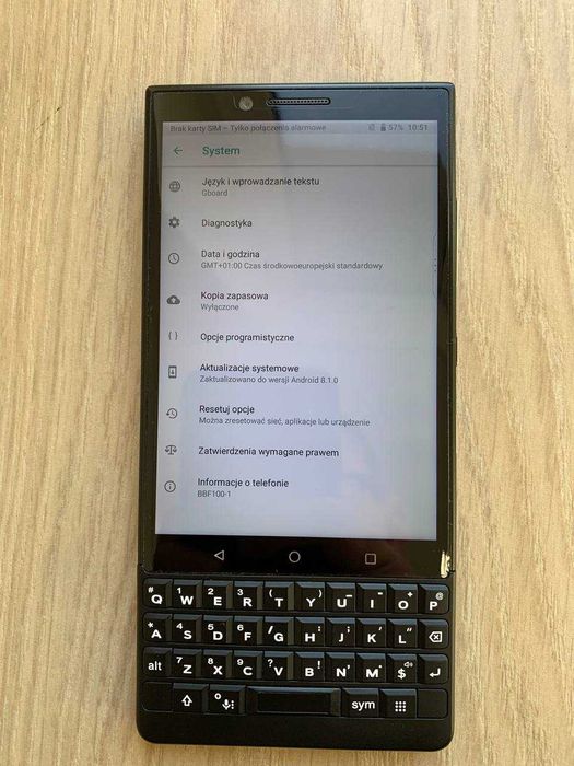 BlackBerry Key2 BBF100-1