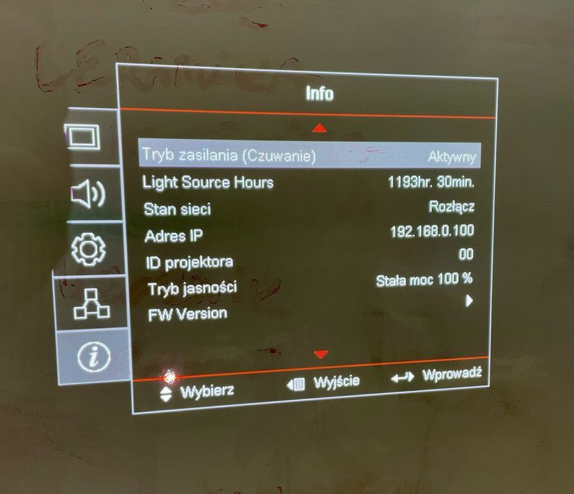 Projektor laserowy OPTOMA ZH403, Full HD rok 2023, mały przebieg, FVAT