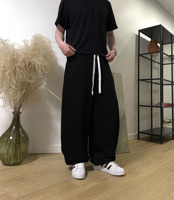 Широкі спортивки BAGGY SWEATPANTS m l xl сірі спортивні штани серые спортивки на утяжках котон бегги loose wide fit