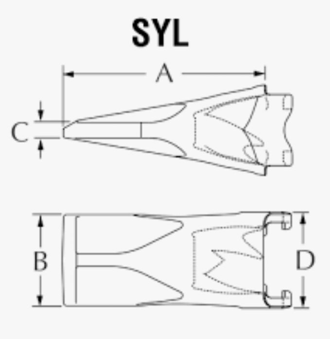 Ząb do dużej ładowarki oryginał ESCO V23AD