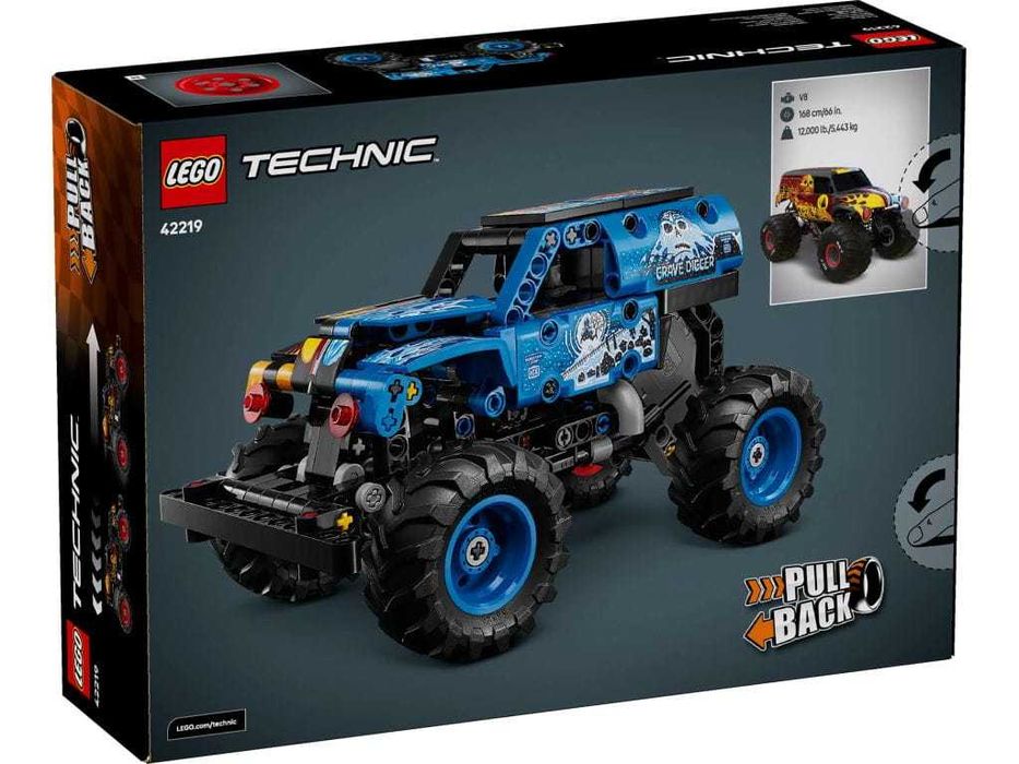 LEGO Technic - Monster Jam™ Grave Digger™ Ogień i lód 42219