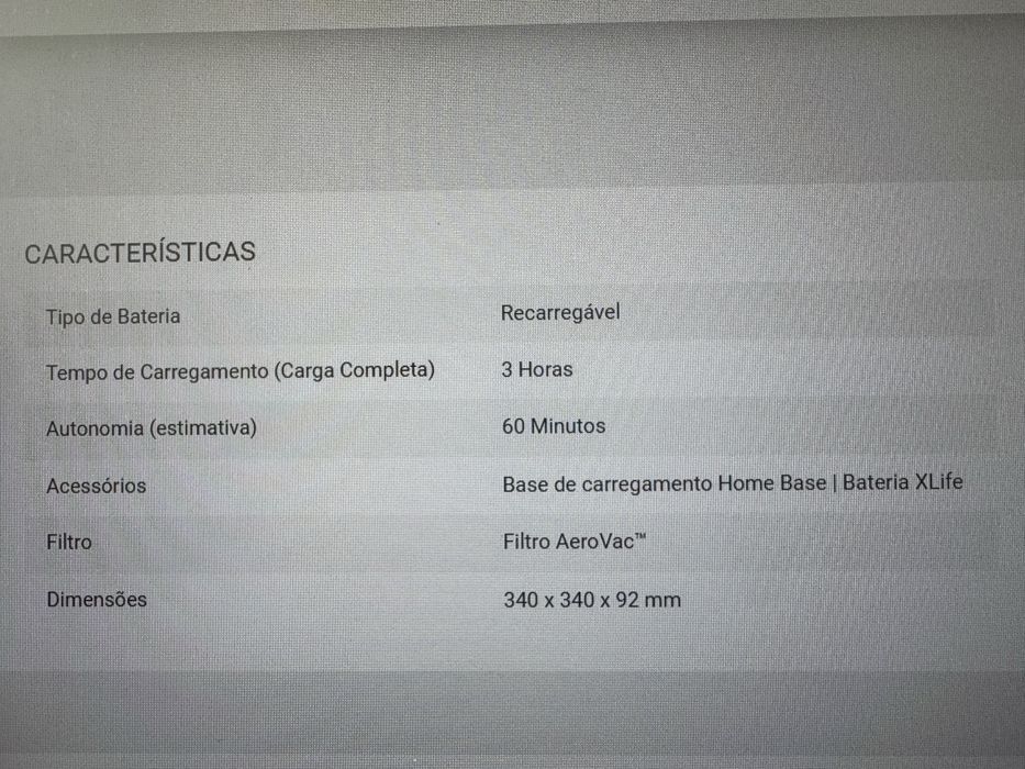 Romba 605, com pouca utilizacao