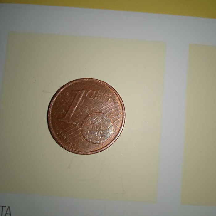 Vendo moeda de  1 centimo de 2002