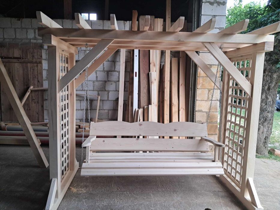 Huśtawka ogrodowa pergola