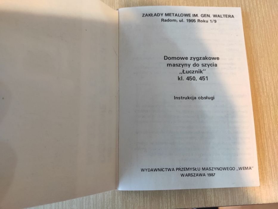 Maszyna do szycia Łucznik PRL