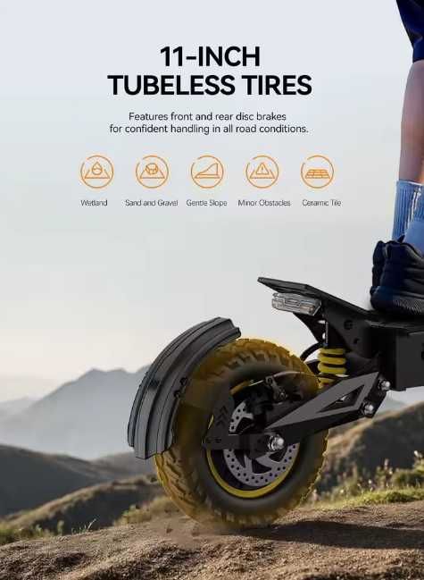 Trotinete Elétrica Ootd T10, 48v 13.5ah, 500w | 900W, 50km/h 11Pol
