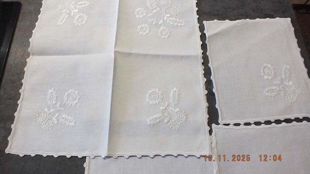 komplet 5 serwetek z czasów PRL