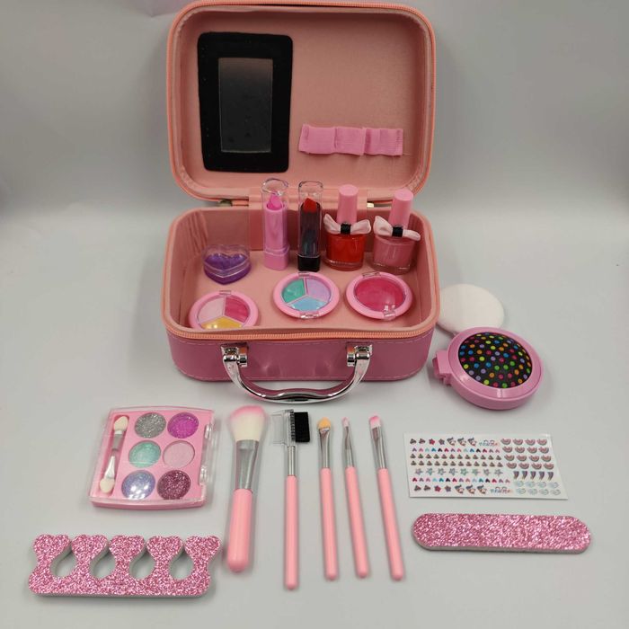 Набір дитячої косметики дівчаток косметичка тіні помад лак (іграшкова)