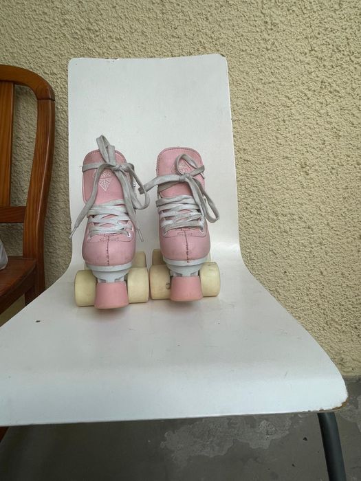 Patins Menina Oxelo - Tamanho 28 (Quase Novo)