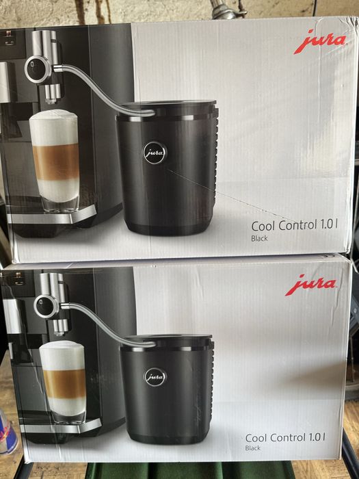 Nowa Chłodziarka Lodówka do Mleka JURA Cool Control 1L Czarna Zapakowana