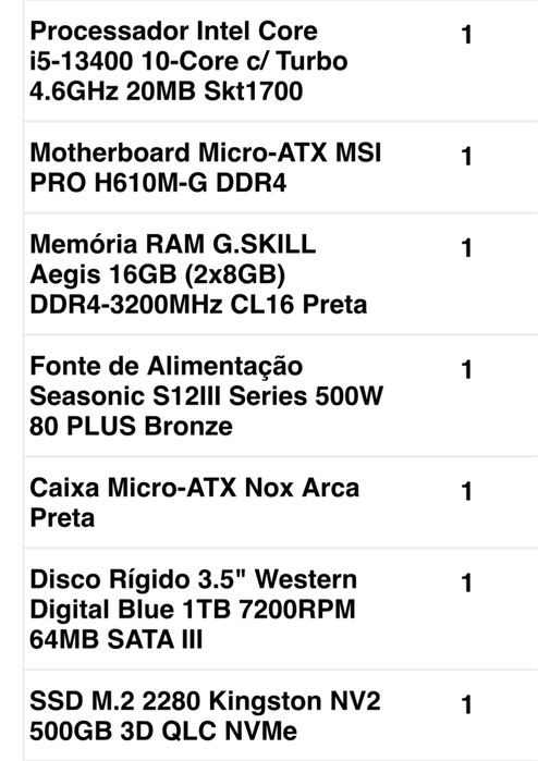 PC with 16 GB RAM and 1 TB, in perfect condition64284476448258123