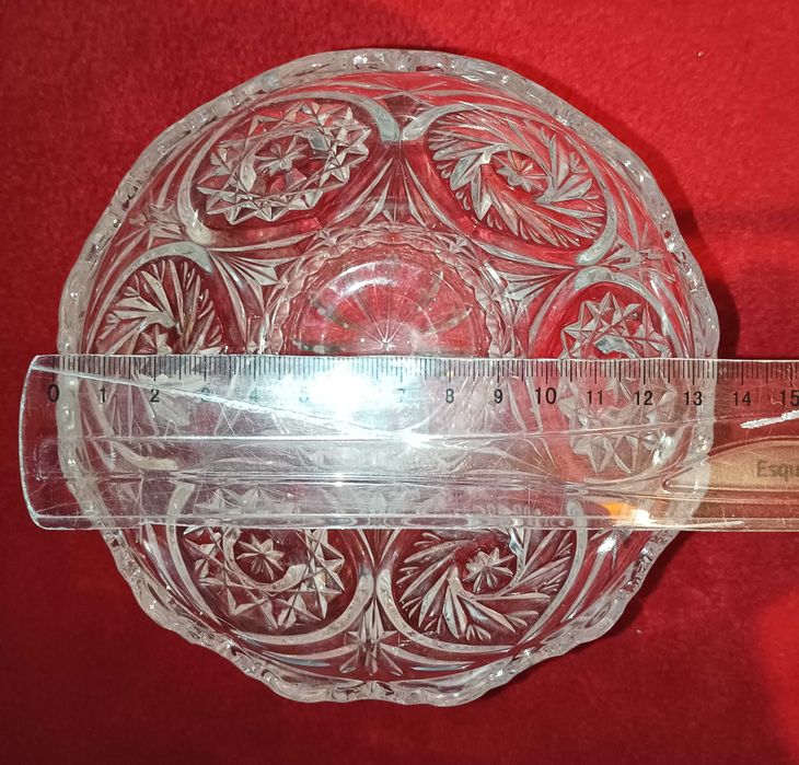 Kryształowa misa vintage
