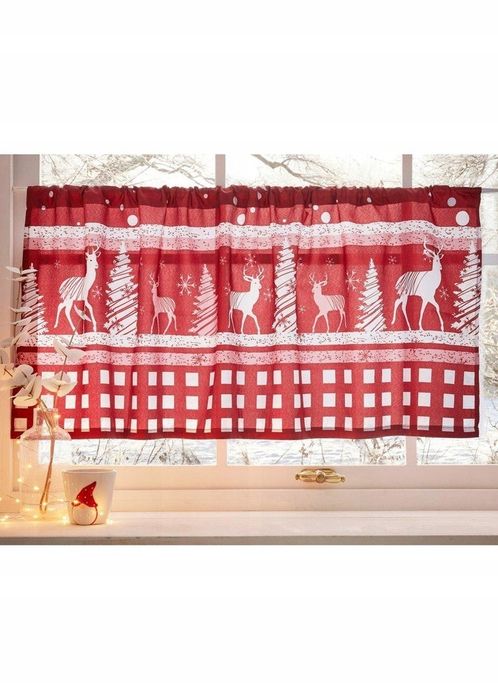 B.P.C zazdrostka ze wzorem świątecznym ^90x31cm/1