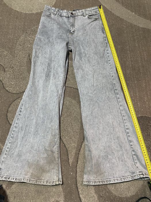 jeans flare grey