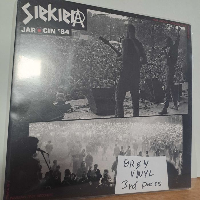 Siekiera - Jarocin ‘84 - 12” LP (3rd press silver/grey vinyl)