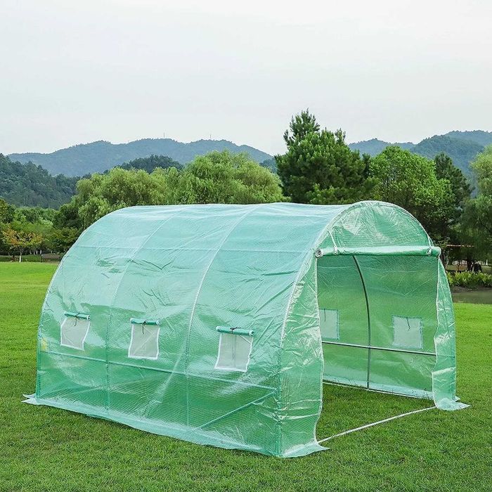 ТОП! Каркасна теплиця парник тунель. Різні розміри трьохшарова теплица
