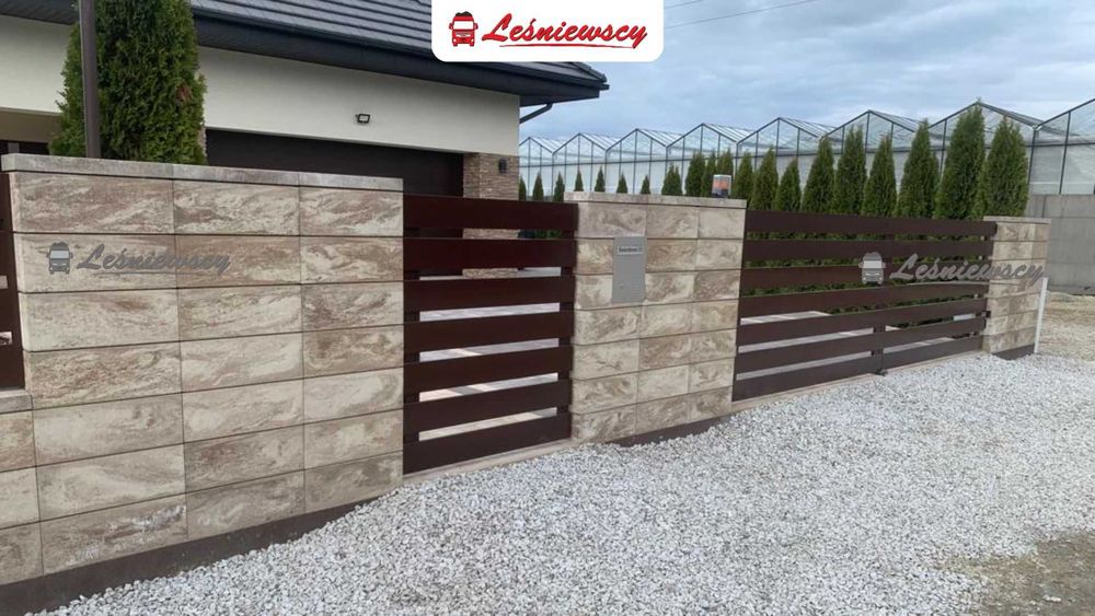 Pustak ogrodzeniowy modułowy gładki STYROBUD-Fini 50x20x20cm z dostawą