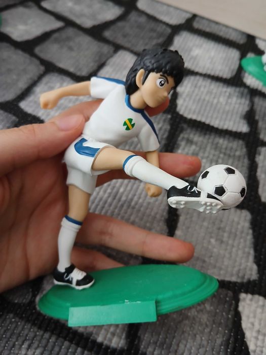Peluches oliver benji oliver tsubasa futebol bonecos coleçao figuras altaya