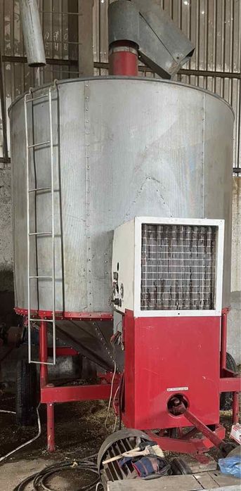 Зерносушарка мобільна, зерносушарка, зерносушилка, мобильная сушилка.