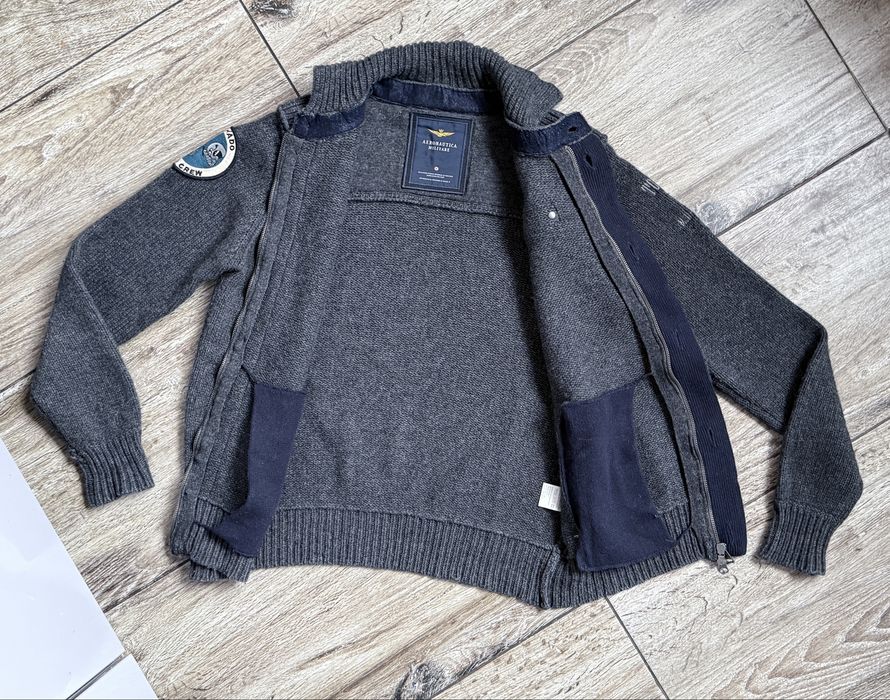Meski sweter Aeronautica Militare Tornado Flying Crew Wełna roz M