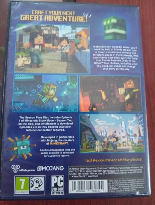 Minecraft story mode 2 PC
