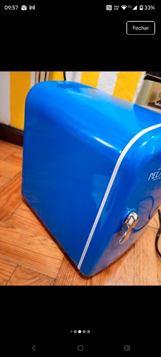 Mini frigorífico portátil auto e casa (aquece e resfria)