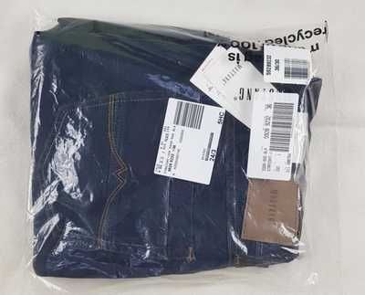 Nowe męskie jeansy Mustang Washington -medium straight oryg. granatowe rozmiar - W38/L34