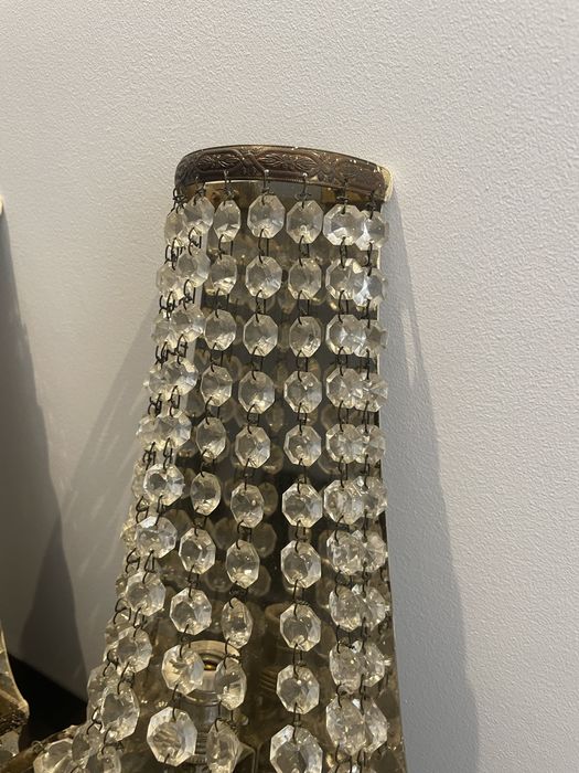 Apliques antigos de cristal