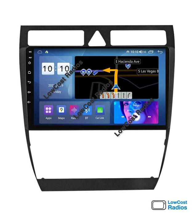 Auto Rádio ANDROID 9" - AUDI A6 (1997 a 2005) | 9'' GPS BT USB APPS WIFI | CARPLAY • ANDROID AUTO