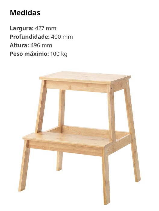 escadote ikea TENHULT bambu