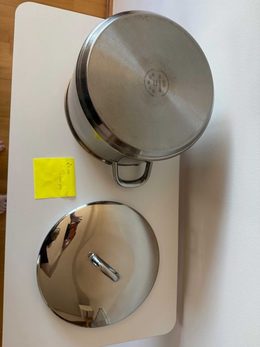 Panela Silampos inox 24 cm com tampa