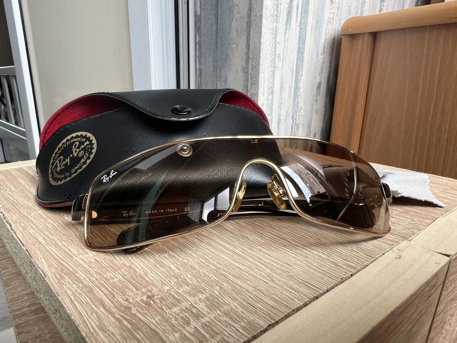 Сонцезахисні окуляри Ray-Ban RB 3243 001/13 Vintage Y2K Маска